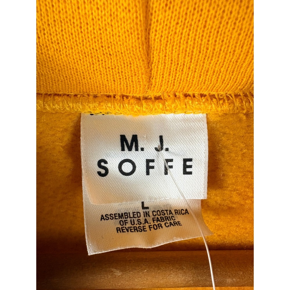 Soffe USMC 2nd BN MCRD Parris Island Hoodie Sweatshirt Mens L yellow NWT - Picture 3 of 8